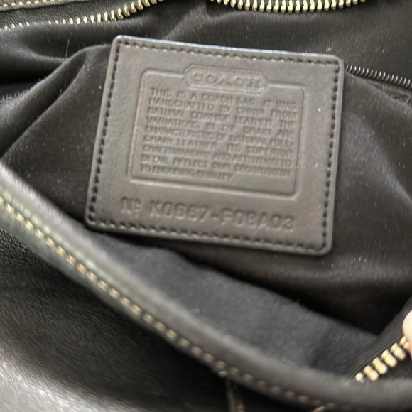 COACH Vintage SOHO Hobo Black Shoulder Bag Authentic - Picture 4 of 10